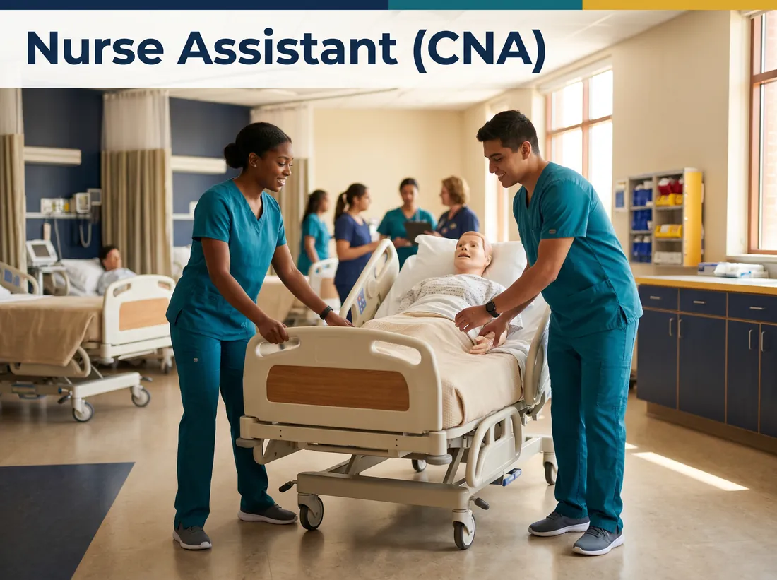 Nurse Assistant (CNA) training at Quest Nursing Education Center