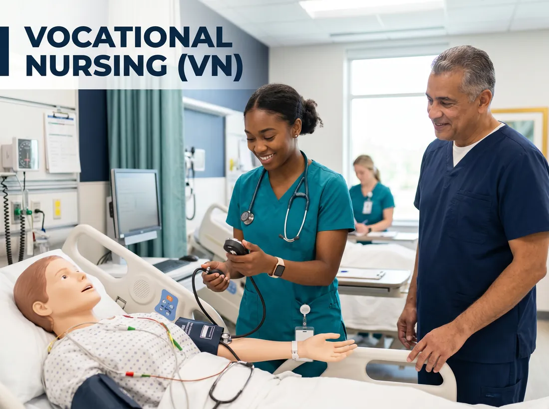 Vocational Nursing (VN) training at Quest Nursing Education Center
